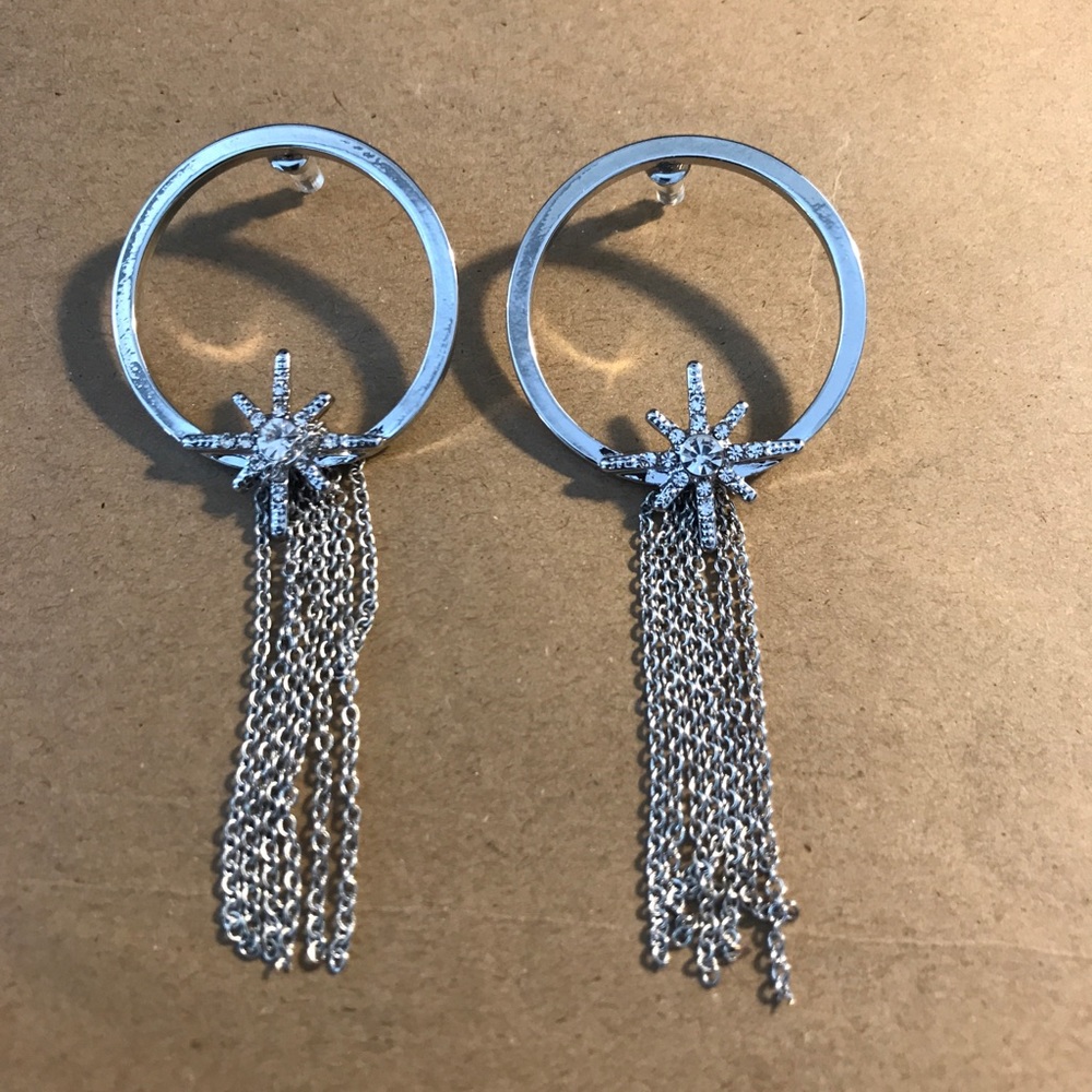 Silver Tone  Earrings